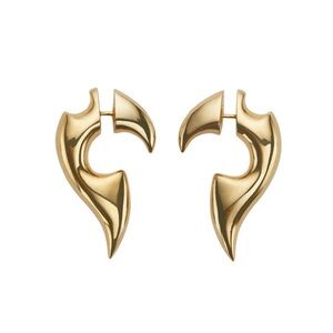 Bottega Veneta Sharp Gold Earring